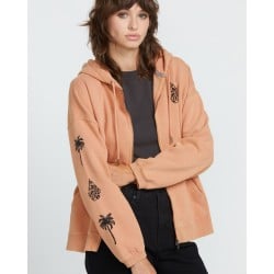 Volcom Stone Art Up Zip-Hoodie Hoodie Women