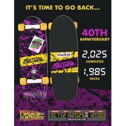 Madrid x Valterra 40th Anniversary 9.5" Old School Skateboard Deck [Pre-Order]