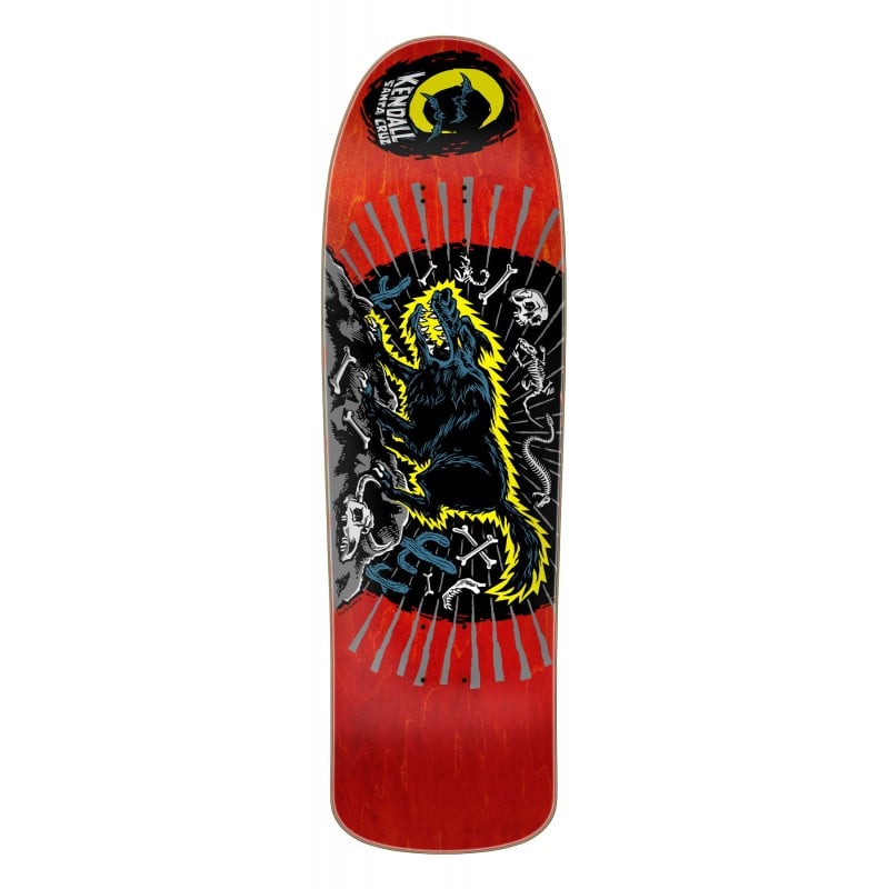 Santa Cruz Kendell Wolf Reissue 9.28" Old School Skateboard Deck