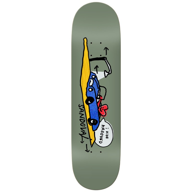 Krooked Sandoval I Ride 8.62" Skateboard Deck