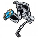 Powell-Peralta Skateboard Skeleton Lapel Pin Glow in the Dark