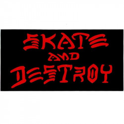 Thrasher Skate and Destroy Sticker Small