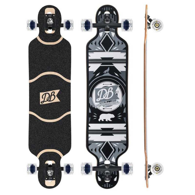 Buy DB Longboards Urban Native 38 Black And White - Complete At The ...