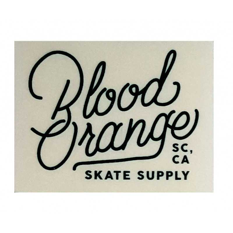 Blood Orange 'Writing' Sticker