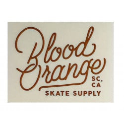 Blood Orange 'Writing' Sticker