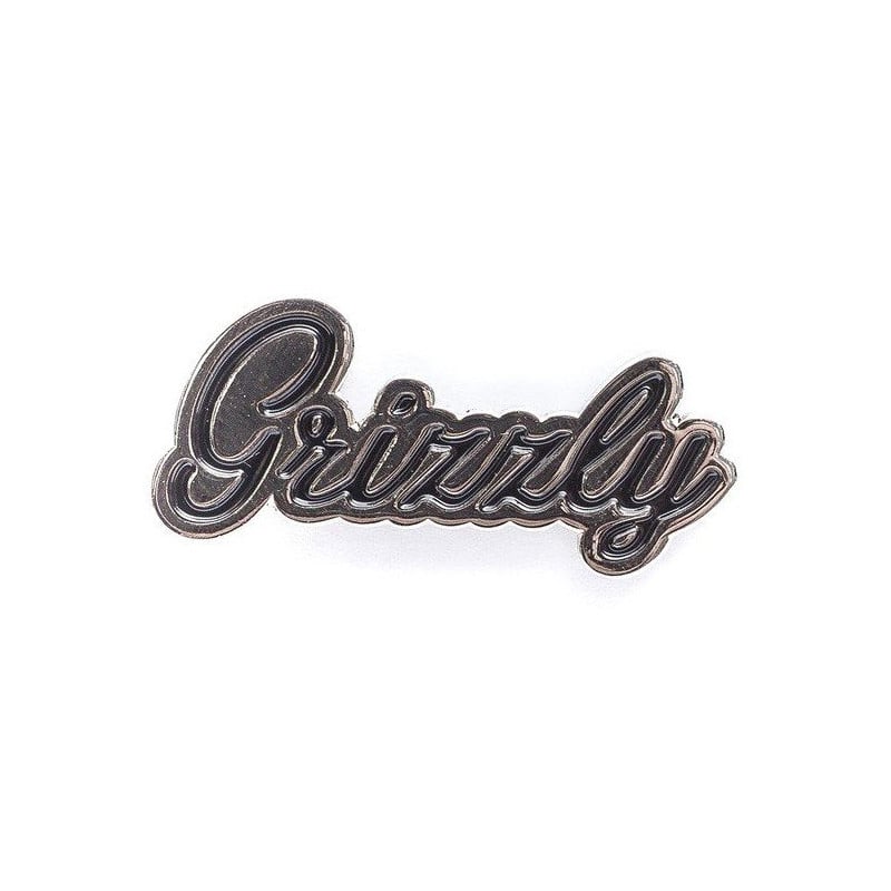 Grizzly Script Pin Black