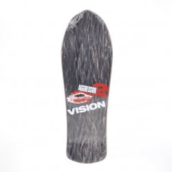 Vision Aggressor 2 Stain Veneer Black - Old School Skateboard Deck