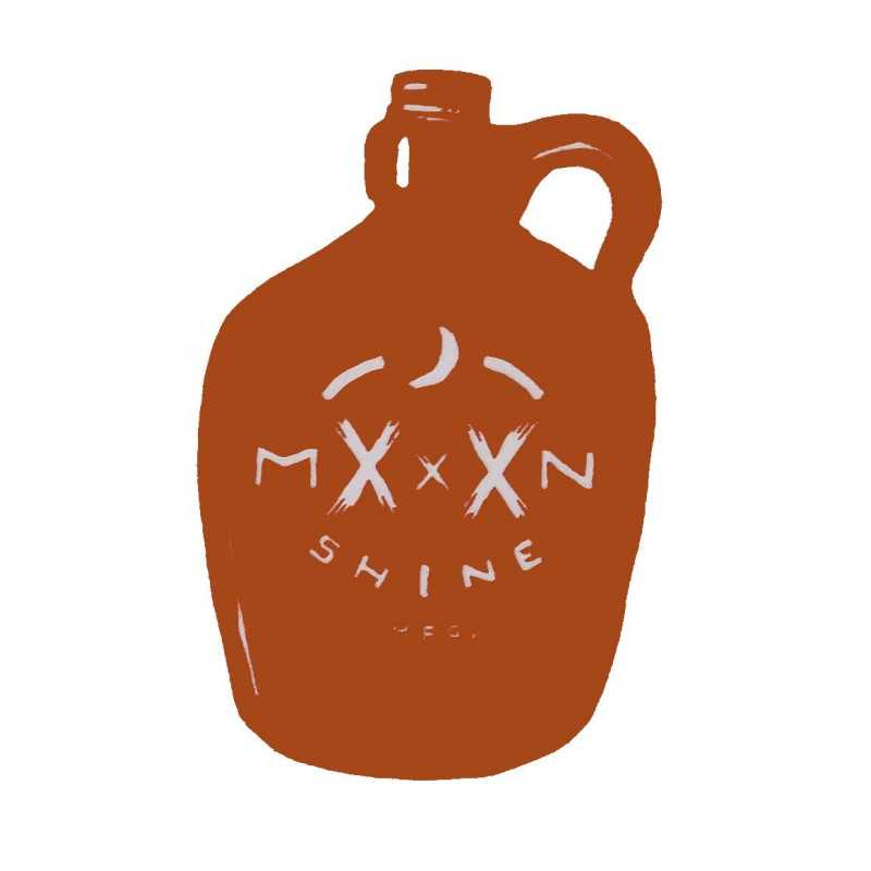 Moonshine Jug 'Moon' Sticker