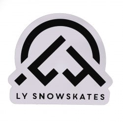 Landyachtz Nieveskates Logo Sticker White