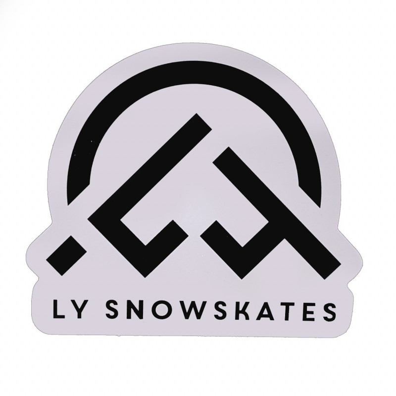 Landyachtz Neigeskates Logo Sticker White