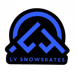 Landyachtz Nieveskates Logo Sticker Black