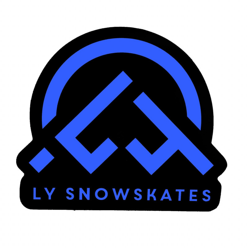 Landyachtz Neigeskates Logo Sticker Black