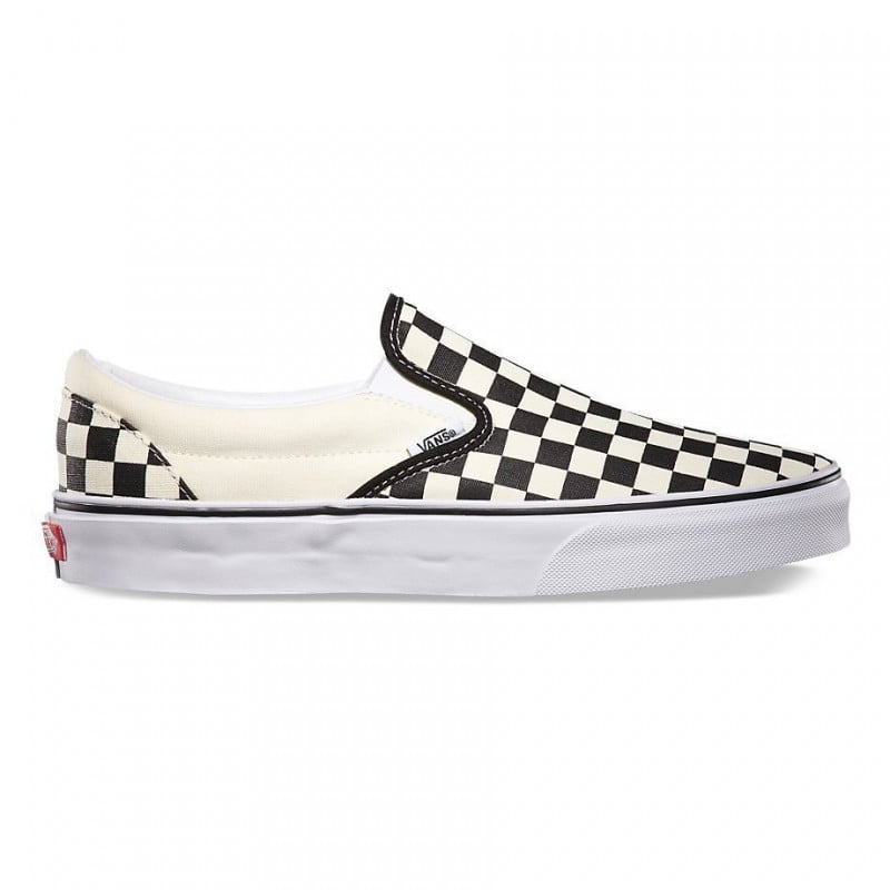 how to clean checkered vans slip on