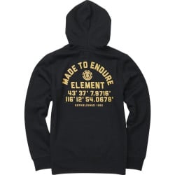 Element Hub Hoodie Flint Black