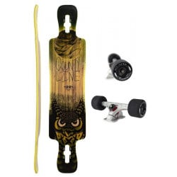 Moonshine County Line Firm Yellow/Natural/Black - Longboard Complete