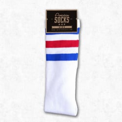 American Socks Knee High Kids American Pride White/Blue/Red