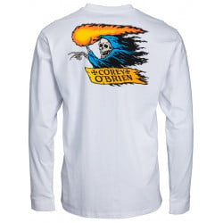 Santa Cruz Corey Reaper Longsleeve White