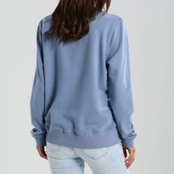 Volcom Sound Check Women's Crewneck Fleece Washed Blue