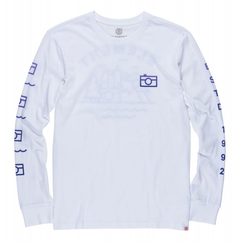 Element Lens Longsleeve Optic White