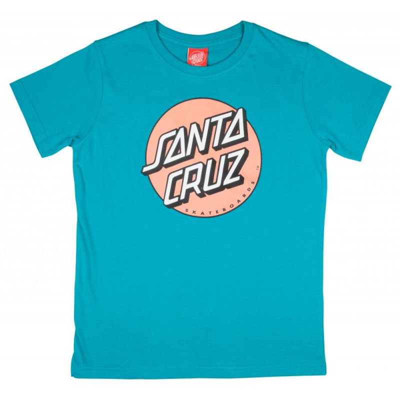 Buy Santa Cruz Classic Dot Kids T Shirt Lake Blue At Europes Sickest
