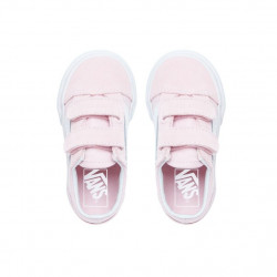 Vans Old Skool V Toddler Scarpe Chalk Pink/ True White