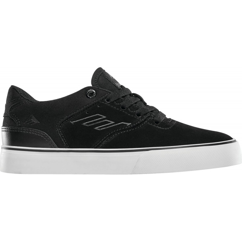 Emerica Reynolds Low Vulc Black/White/Gum Kids Scarpe