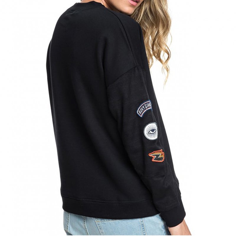 Roxy Common Heart Crewneck Black