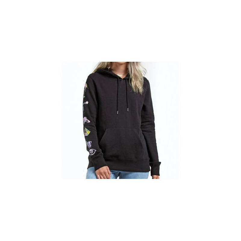 Volcom Vol Stone Women's Hoodie Black