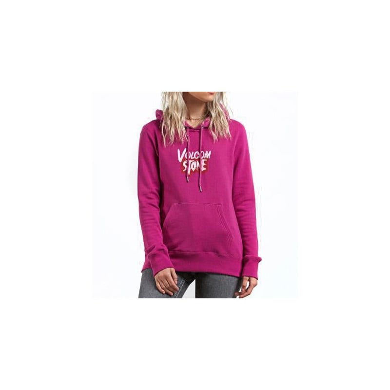 Volcom Vol Stone Women's Hoodie Paradise Purple