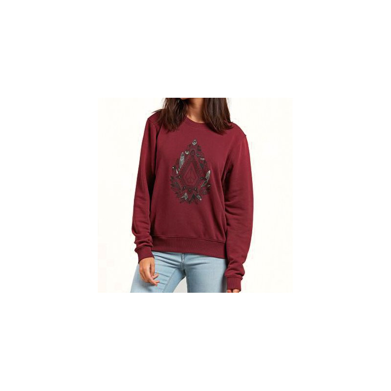 womens burgundy fleece