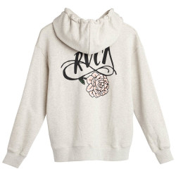 RVCA Flower Power Hoodie Snow Marle