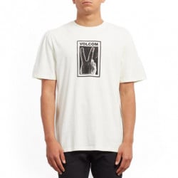 Volcom Peace Off bxy T-Shirt Dirty White