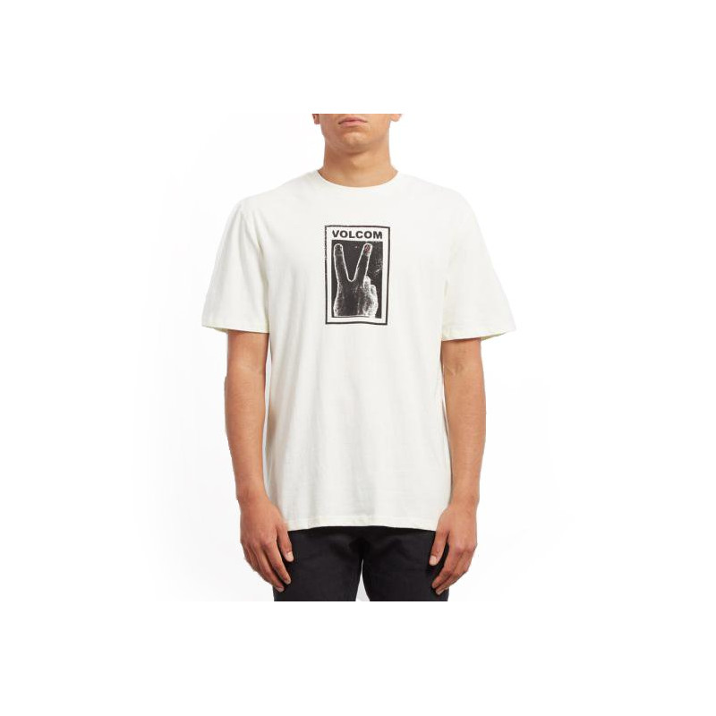 Volcom Peace Off bxy T-Shirt Dirty White