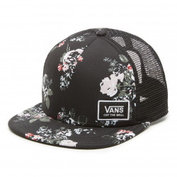 vans floral trucker hat