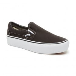 Vans Slip-On Platform Black/White Scarpe