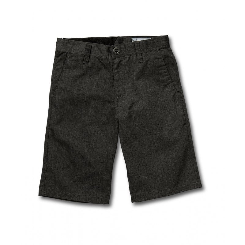 Volcom Frickin Chino Kids Shorts Charcoal Heather