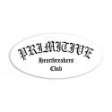 Primitive Heartbreakers Club Sticker Black