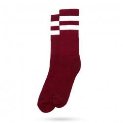 American Socks Red Noise Mid High Red/White