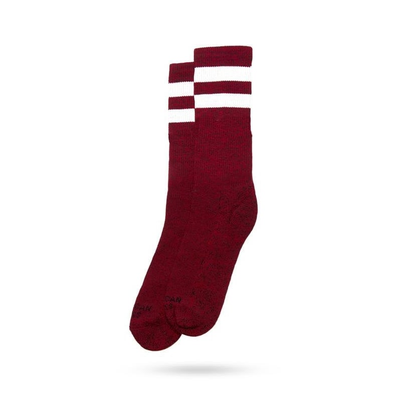 American Socks Red Noise Mid High Red/White