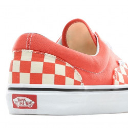 Vans Era Checkerboard Emberglow/True White Chaussures