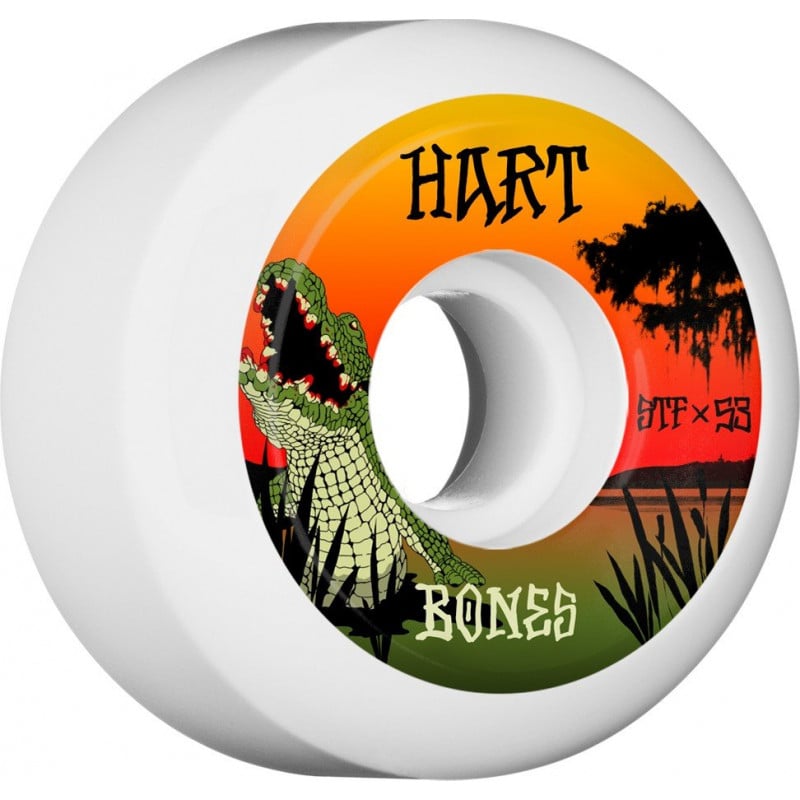 Bones STF Hart Gator Bait V5 Sidecuts 53mm Skateboard Wielen