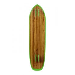 Moonshine Outlaw Black/Green - Longboard Complete