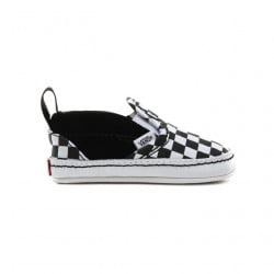 Vans Infant Checkerboard Slip-On V Crib Scarpe (Checker)Black/True White