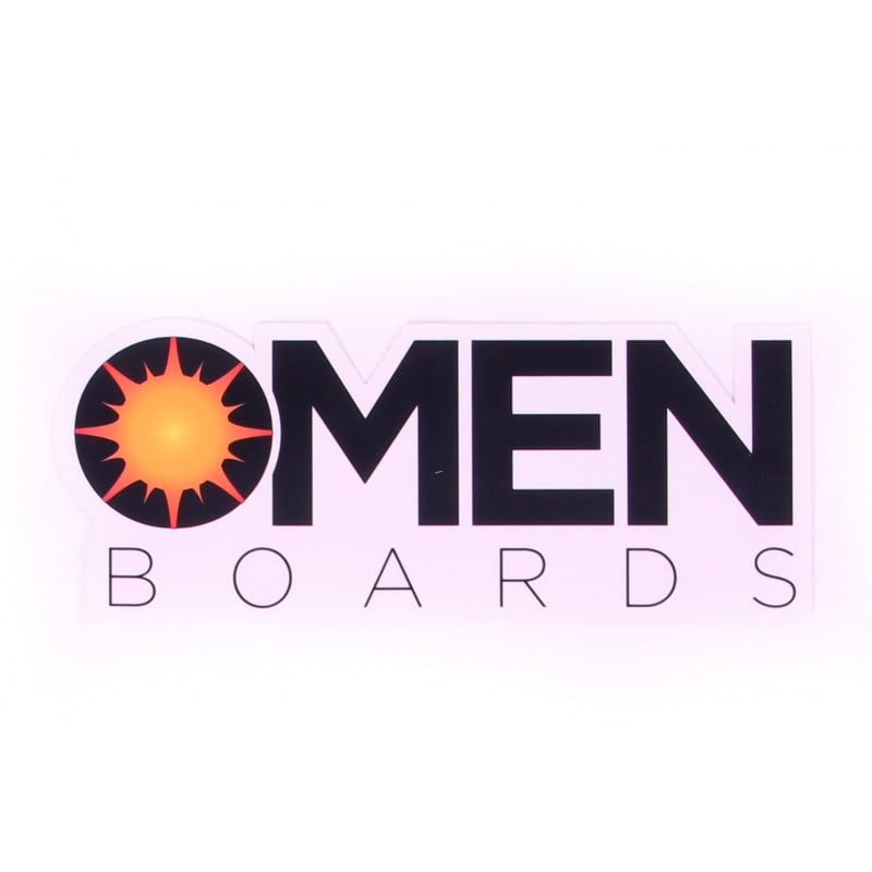 Omen Boards Sticker 7" Zwart