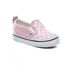 Vans Slip-On V Toddler Chaussures Checkerboard Lilac Neige/True White