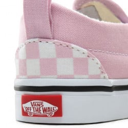 Vans Slip-On V Toddler Chaussures Checkerboard Lilac Neige/True White