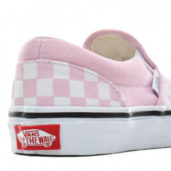 Vans Classic Slip-On Kids Scarpe (Checkerboard) Lilac Neve/True White