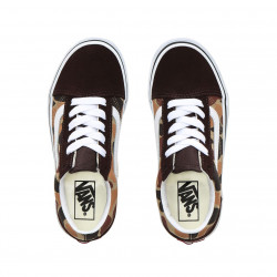 Vans Old Skool Kids Chaussures (Vintage Camo) Chocolate torte/True White