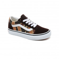 Vans Old Skool Kids Scarpe (Vintage Camo) Chocolate torte/True White