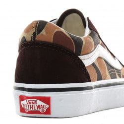 Vans Old Skool Kids Chaussures (Vintage Camo) Chocolate torte/True White